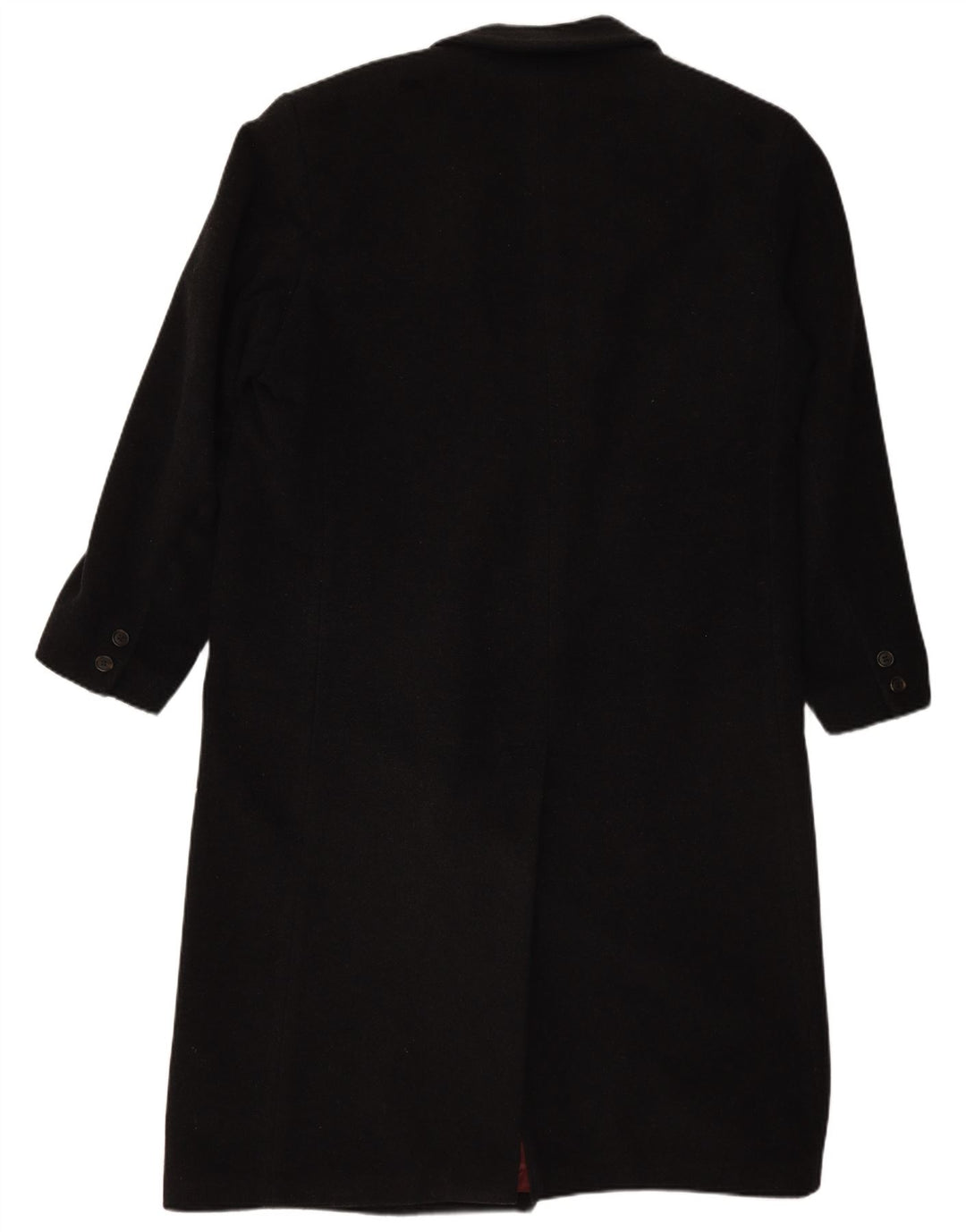 Casaco masculino BUGATTI com corte solto e trespassado duplo IT 48 lã preta média