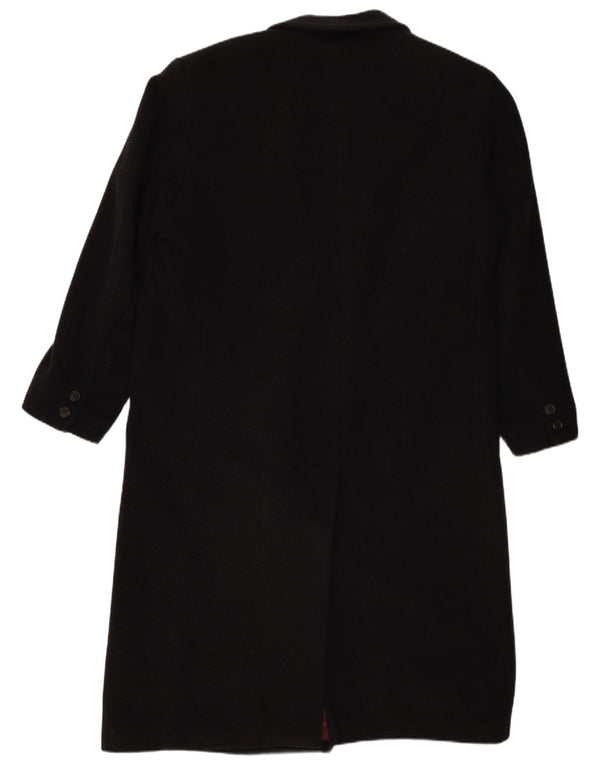 Casaco masculino BUGATTI com corte solto e trespassado duplo IT 48 lã preta média