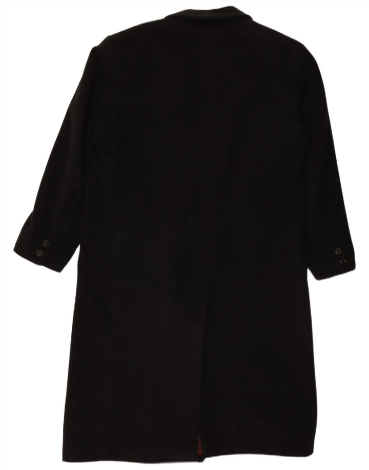 Casaco masculino BUGATTI com corte solto e trespassado duplo IT 48 lã preta média