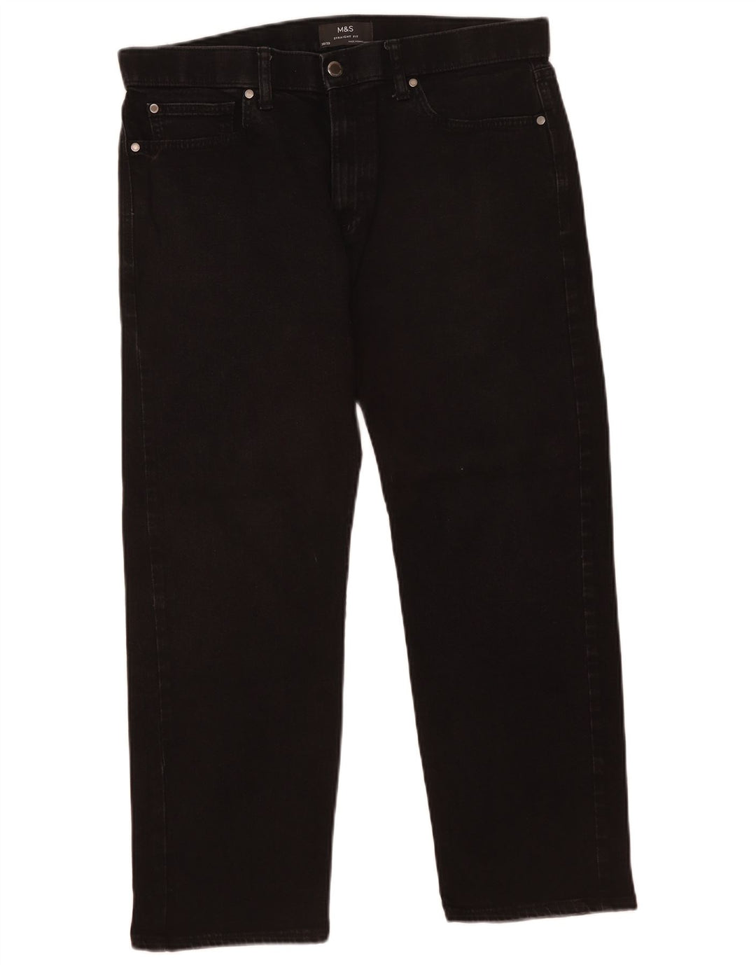 Jeans retos masculinos Marks & Spencer W36 L26 preto