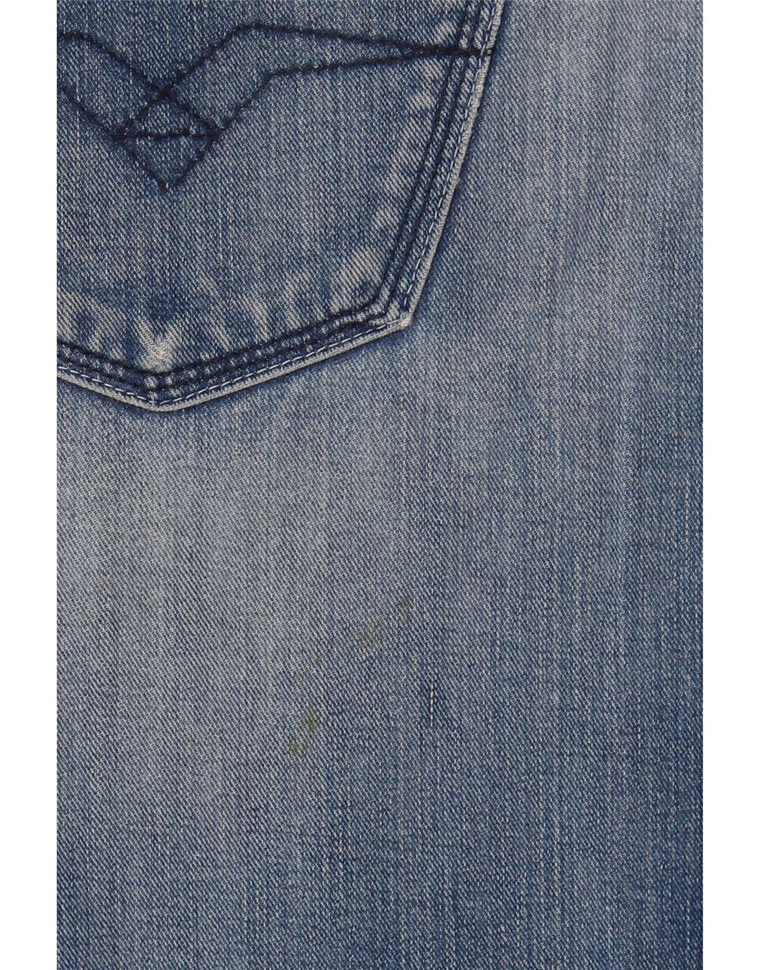 Replay Mens Bootcut Jeans W33 L36 Azul Algodão