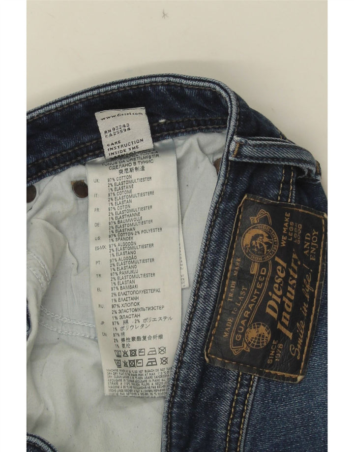 DIESEL Masculino Thavar Slim Jeans W31 L29 Azul Algodão
