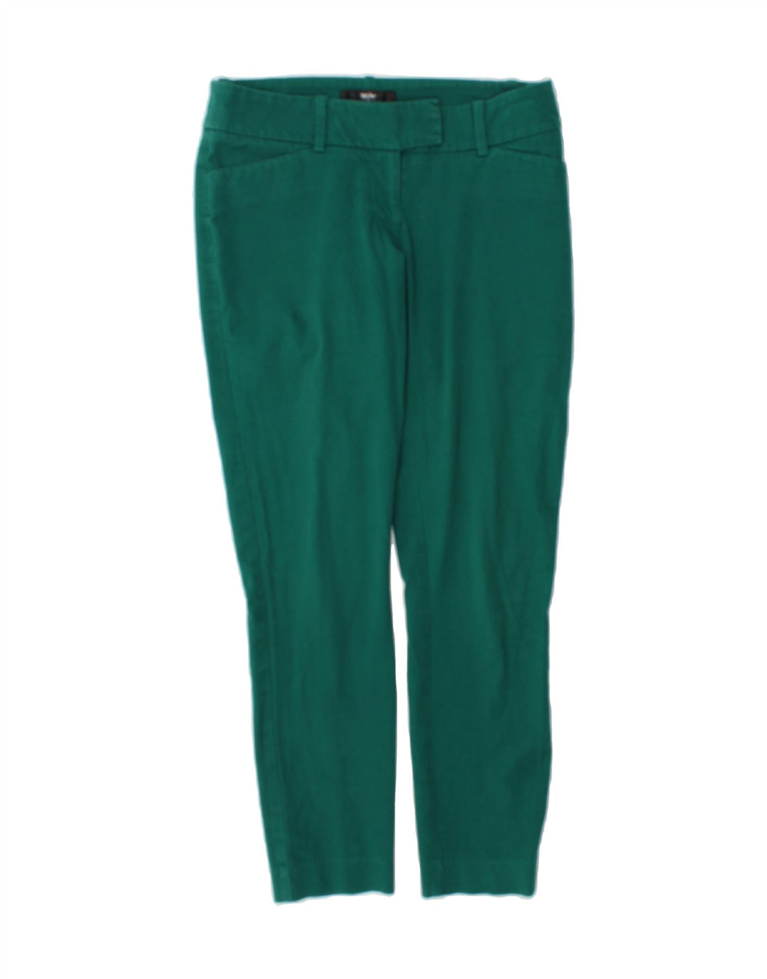 MOSSIMO Womens Slim Casual Trousers US 2 XS W29 L27 Green Cotton Vintage Mossimo and Second-Hand Mossimo from Messina Hembry 