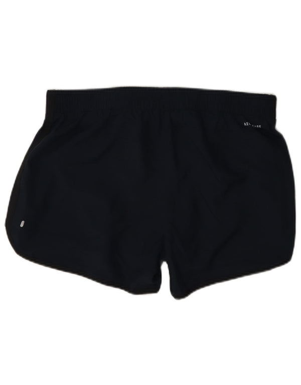 Adidas Womens Aeroready Regular Fit Sport Shorts Reino Unido 14 Grande Azul Marinho