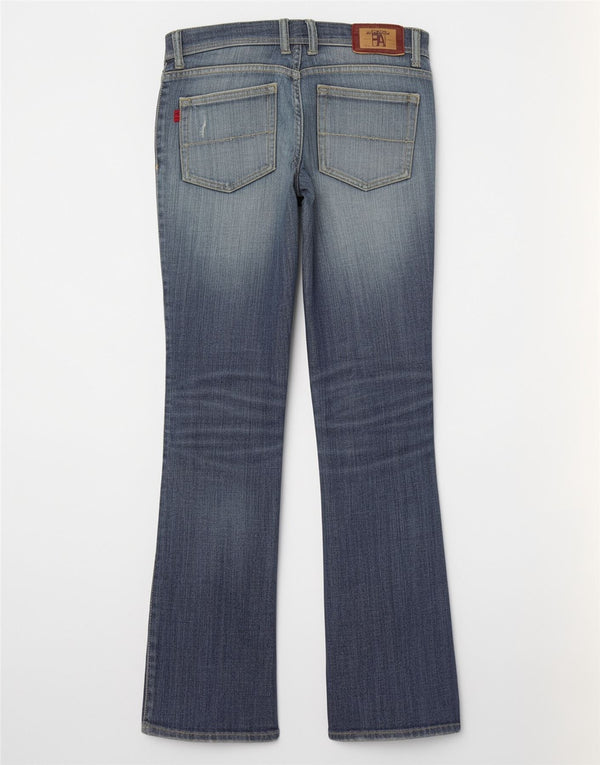 Jeans vintage feminino bootcut W27 L31 azul