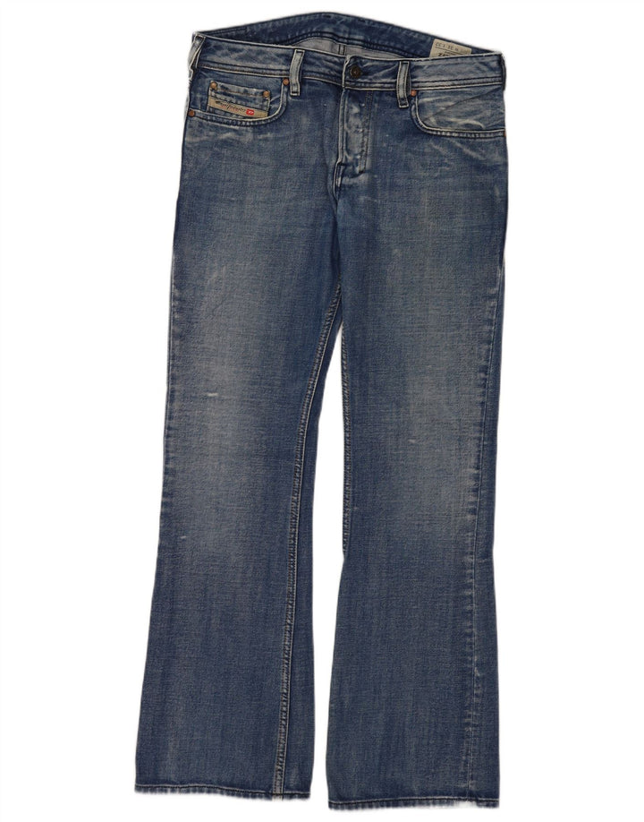 Diesel Masculino Zathan Bootcut Jeans W31 L32 Azul Algodão