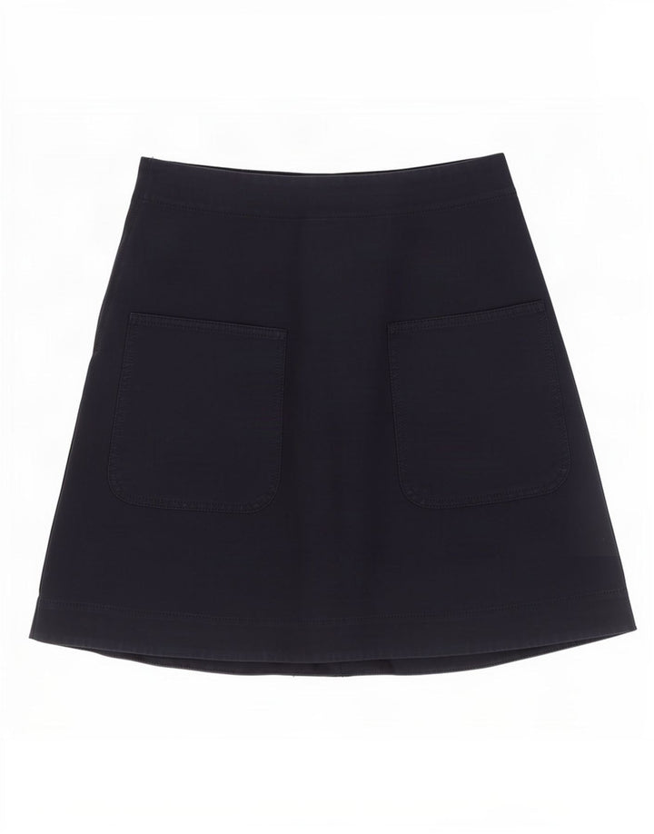 Cos Saia Cargo Feminina Média W28 Algodão Azul Marinho