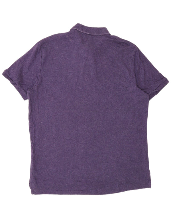Camisa polo masculina Polo Ralph Lauren grande algodão roxo
