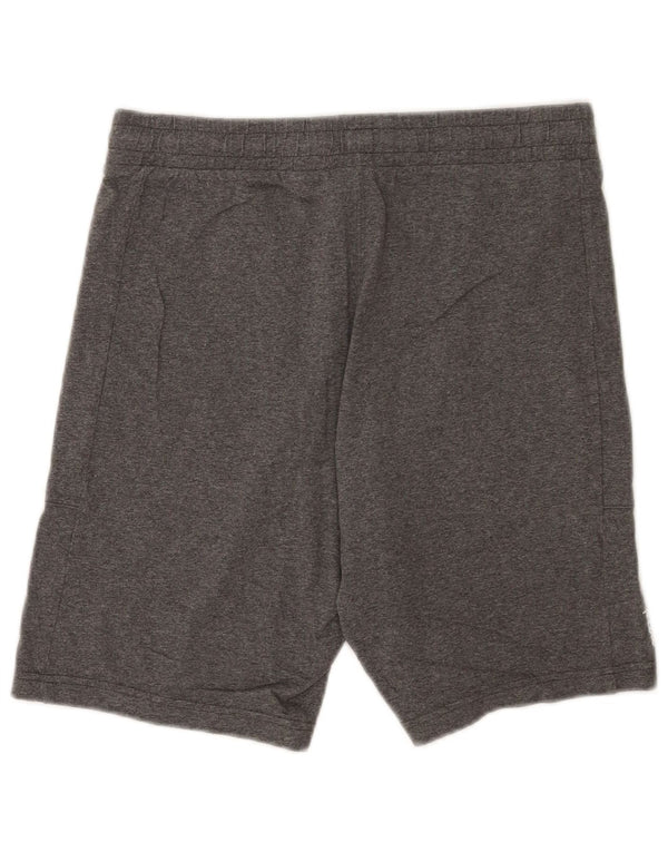 Shorts esportivos masculinos Champion pequeno algodão cinza