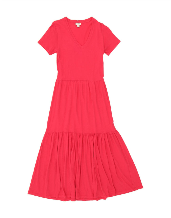 J. CREW Womens Maxi Dress UK 2 2XS Pink Cotton Vintage J. Crew and Second-Hand J. Crew from Messina Hembry 