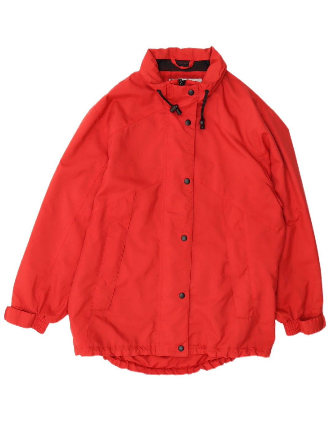 Capa de chuva feminina Marks & Spencer de grandes dimensões Reino Unido 12/14 poliéster vermelho médio