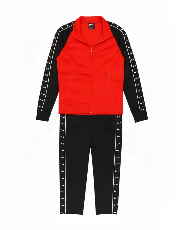Nike masculino gráfico completo agasalho pequeno preto colorblock