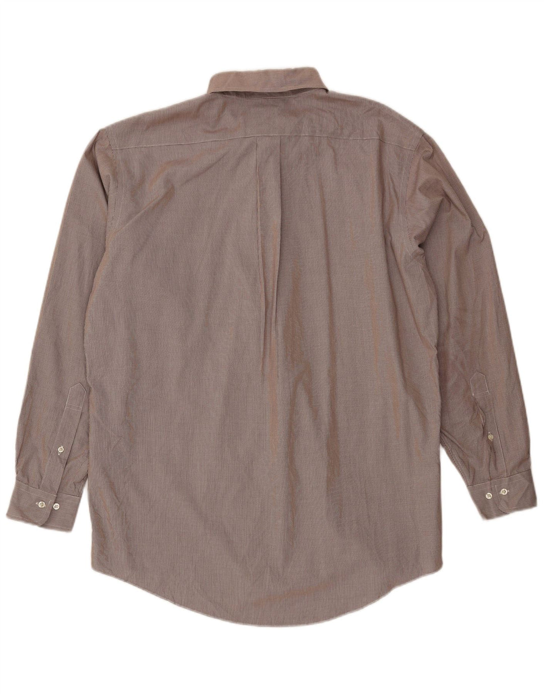 Camisa masculina BROOKS BROTHERS tamanho 16 1/2 grande marrom houndstooth