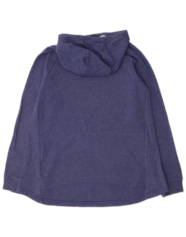 Jumper com capuz gráfico Nike Girls 13-14 anos XL azul marinho algodão