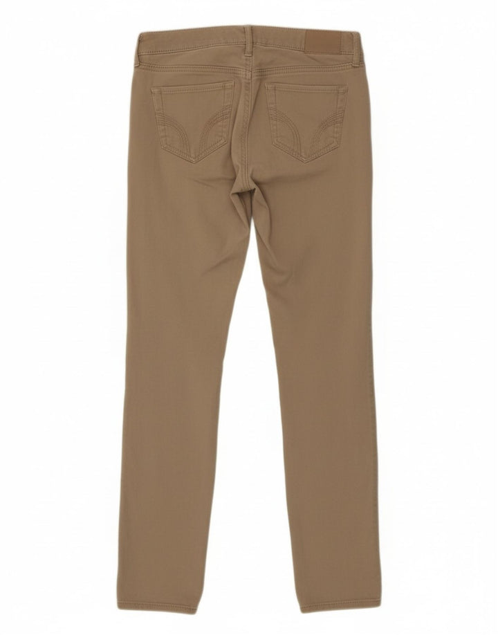 HOLLISTER Womens Slim Chino Trousers W24 L29 Beige Cotton Vintage Hollister and Second-Hand Hollister from Messina Hembry 