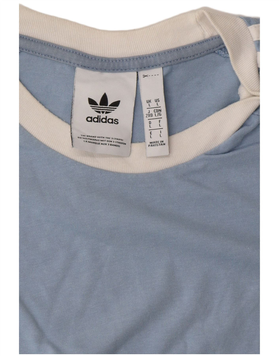 Camiseta masculina Adidas grande azul