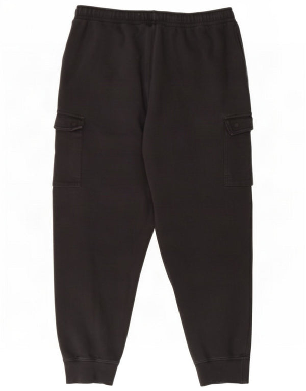 Nike Mens Cargo Calças de treino Joggers 2XL Algodão Preto