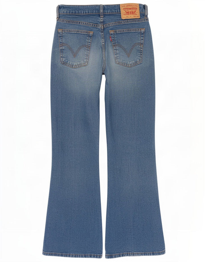 Calça jeans feminina Bootcut Levi's W30 L30 azul algodão