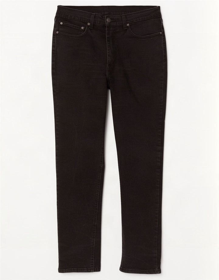 Levi's Masculino 531 Slim Jeans W36 L32 Algodão Preto