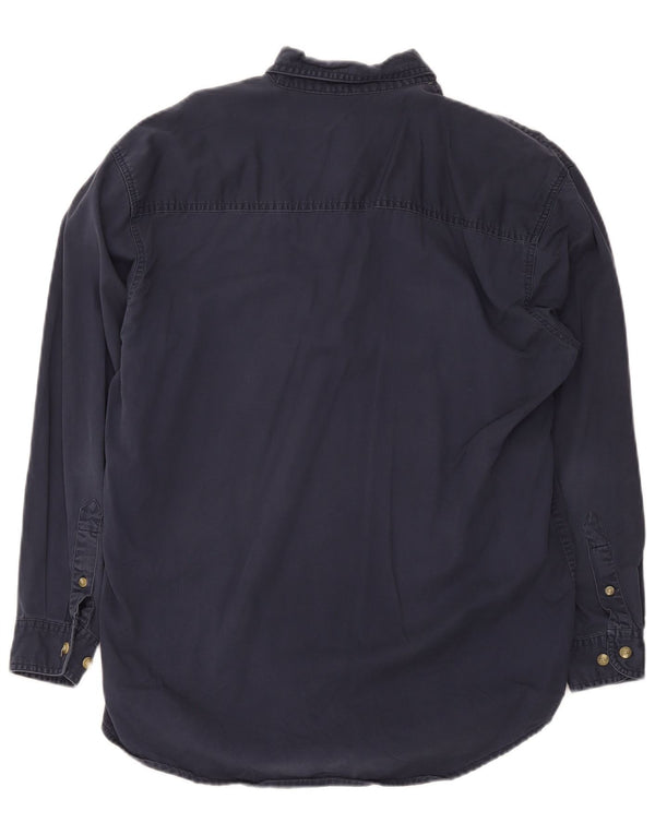 Camisa masculina Lee algodão azul marinho médio