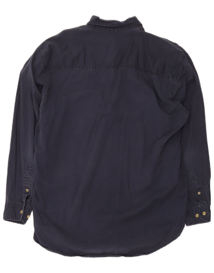 Camisa masculina Lee algodão azul marinho médio