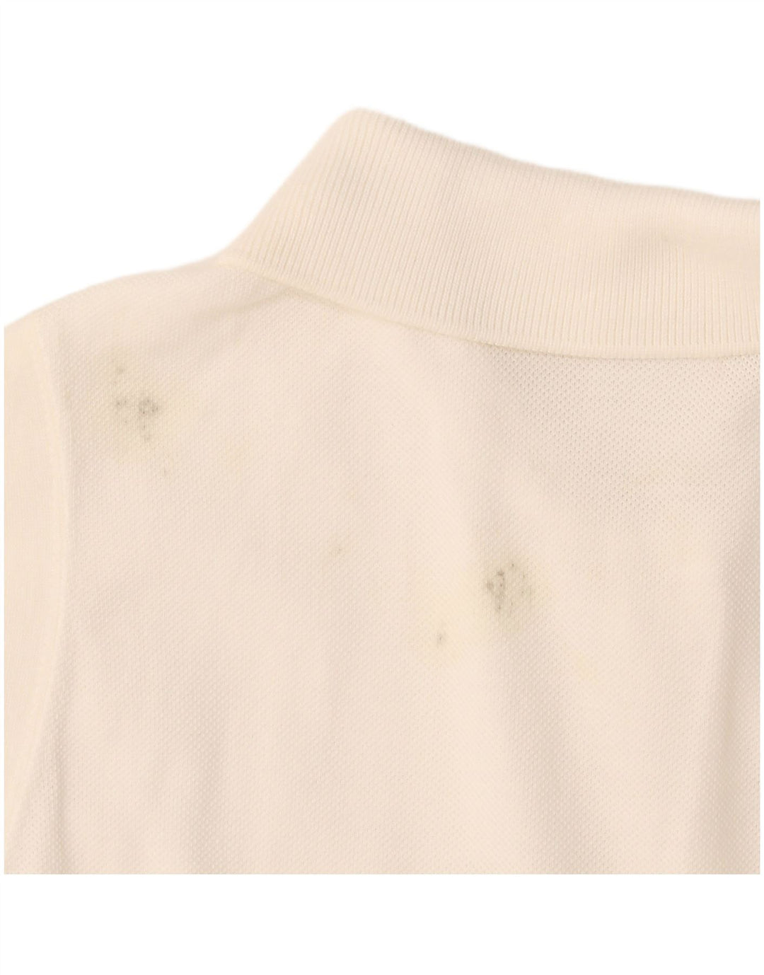 Vestido polo feminino sem mangas Lacoste tamanho 46 XL branco