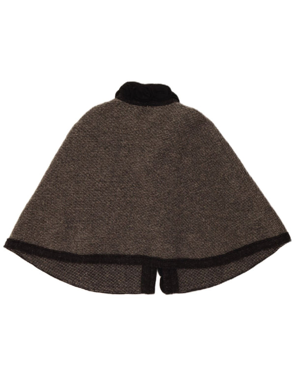Casaco poncho feminino Pierre Cardin tamanho único lã cinza