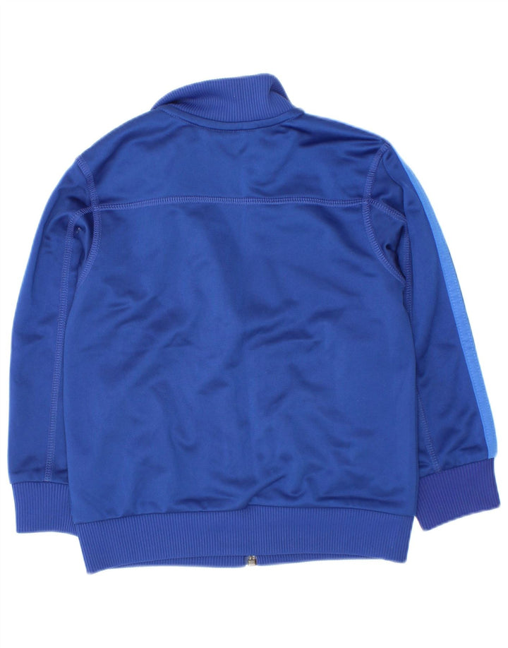 Casaco de treino Adidas Boys 3-4 anos azul marinho poliéster