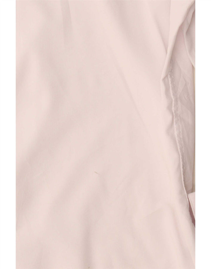 Camisa masculina Nautica Slim Fit tamanho 16 1/2 grande poliéster branco
