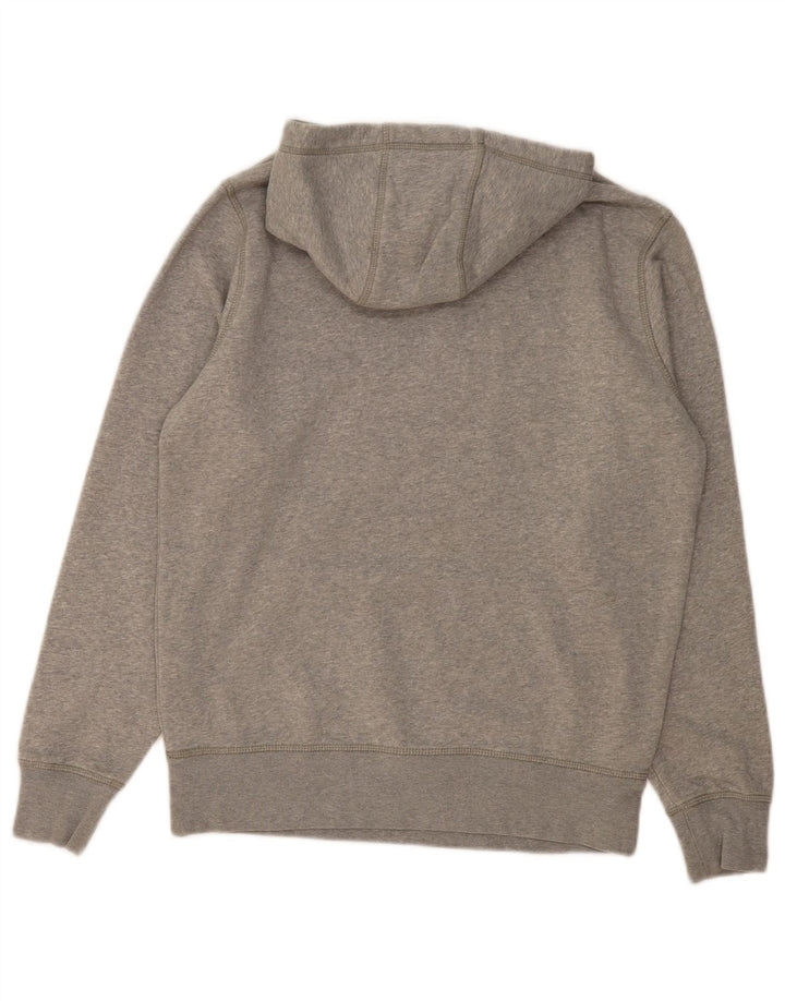 Suéter masculino com capuz gráfico TOMMY HILFIGER algodão manchado cinza médio