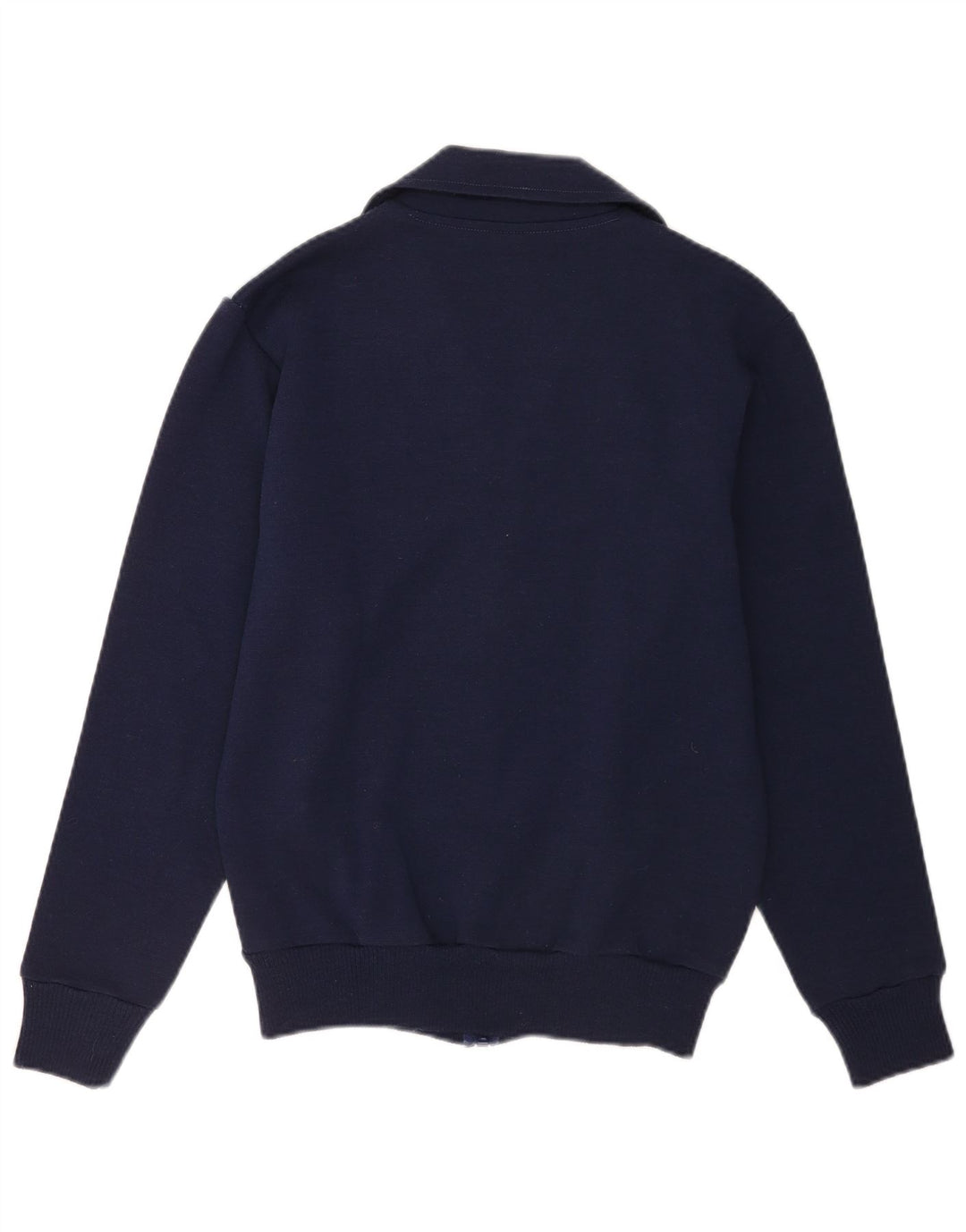 Jaqueta superior de agasalho masculino vintage IT 48 bloco colorido azul marinho médio