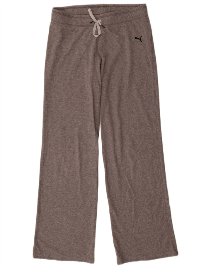Calça de treino feminina Puma UK 14 grande cinza