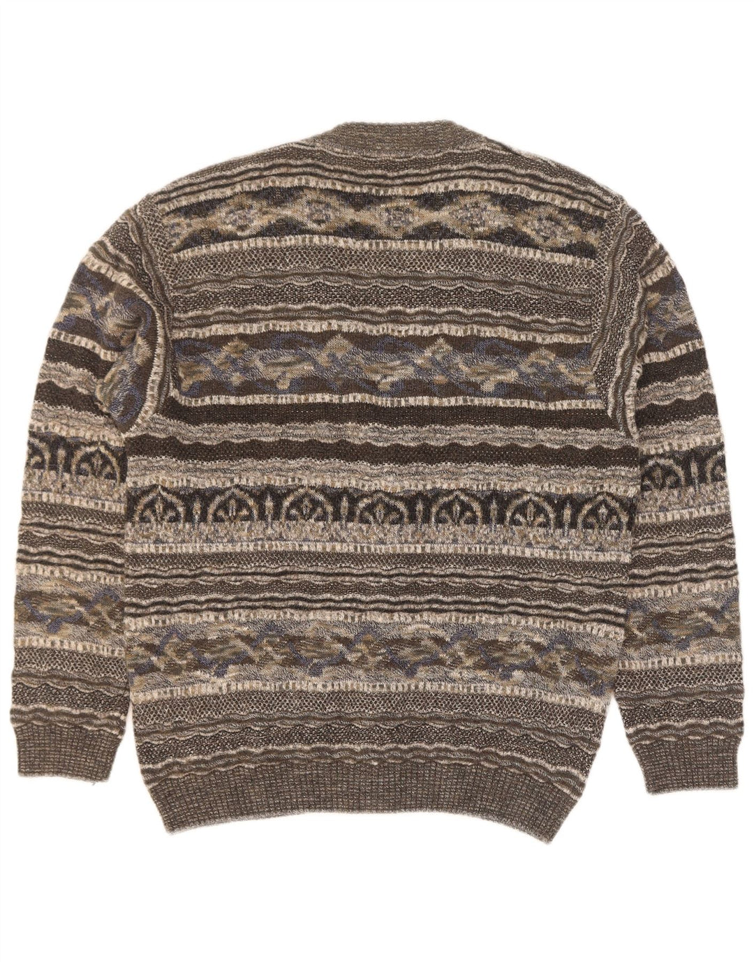 Suéter cardigã masculino Marcazzani IT 50 cinza médio retrô