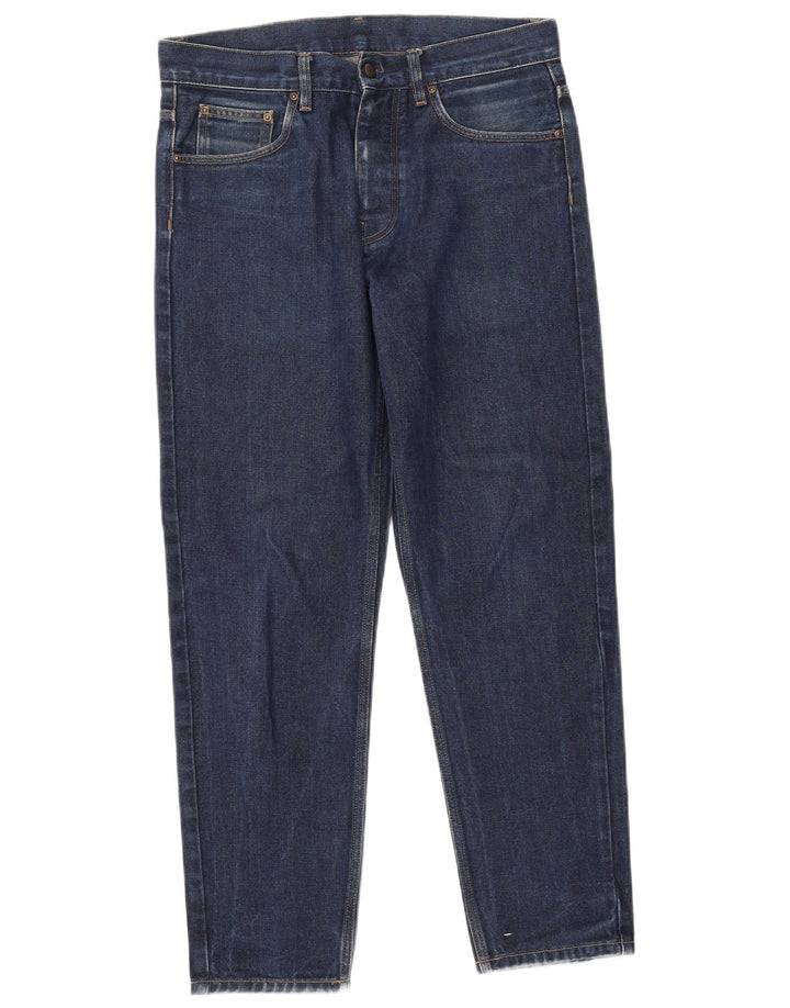 Carhartt Masculino Slim Jeans W30 L29 Azul Marinho Algodão