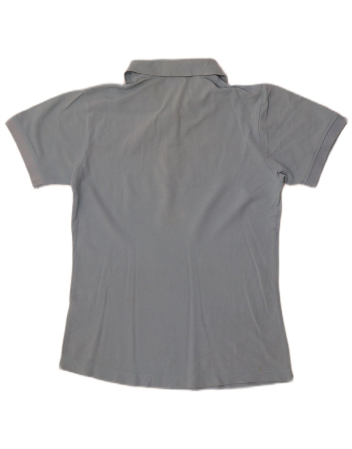 Camisa polo feminina Kappa UK 12 algodão azul médio