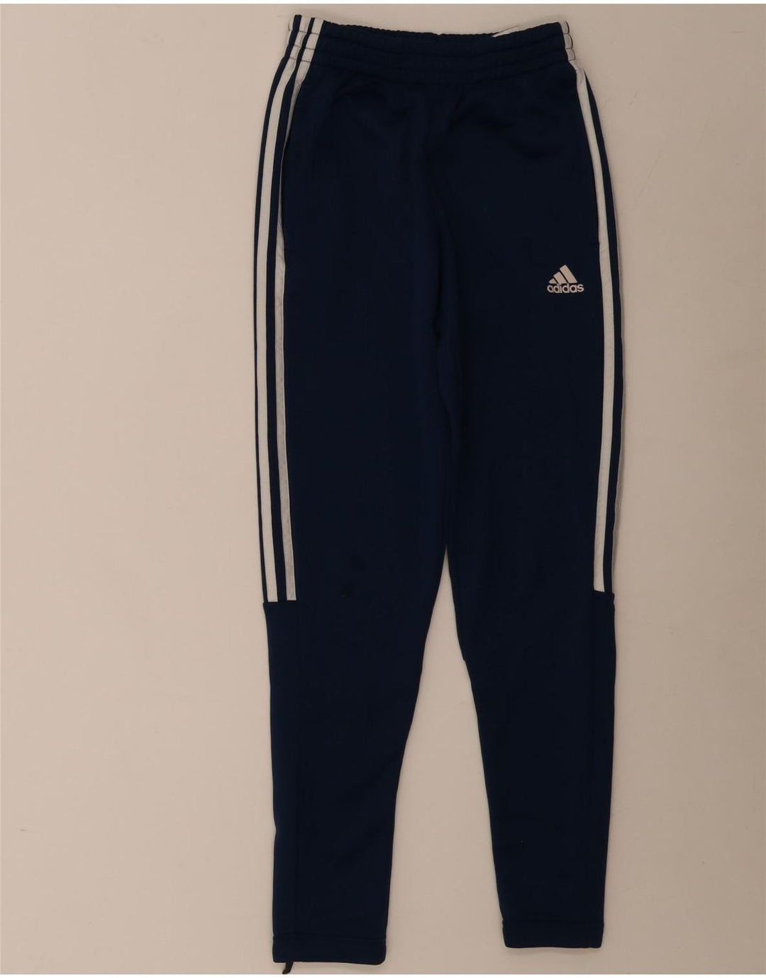 Calça de treino masculina Adidas XS azul marinho poliéster