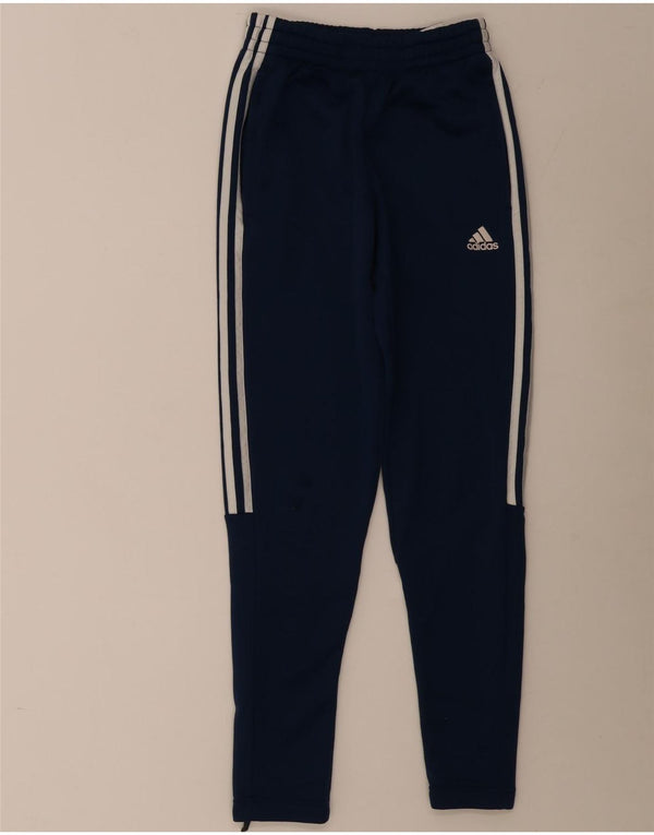 Calça de treino masculina Adidas XS azul marinho poliéster