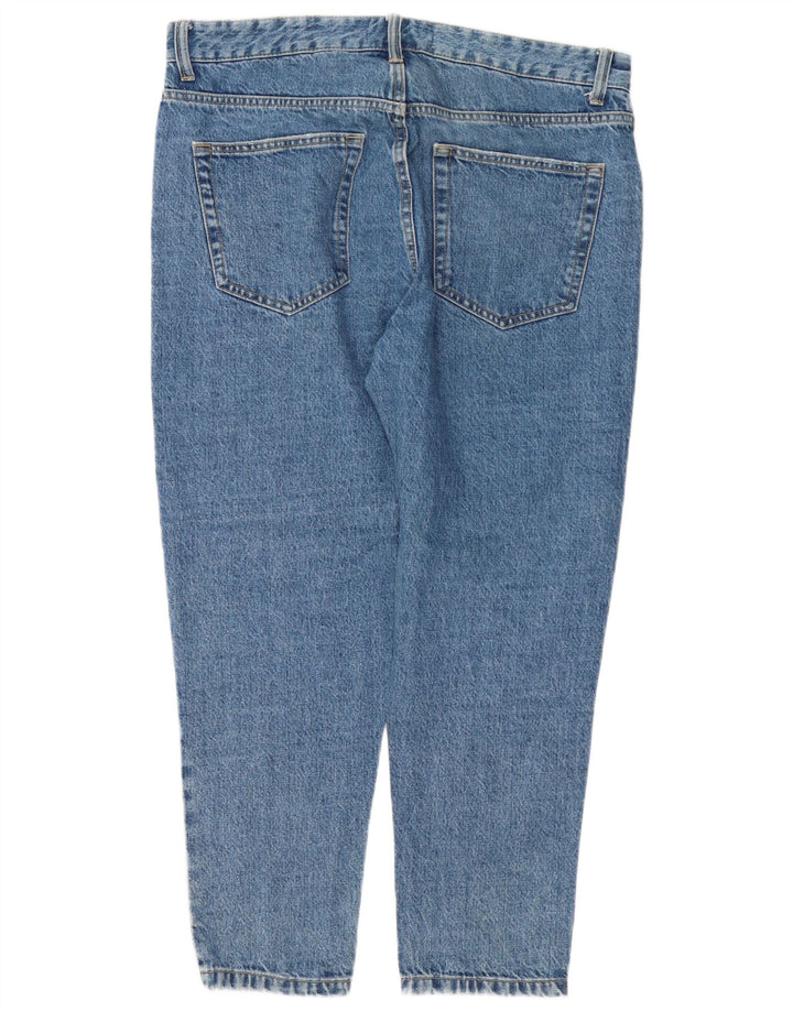 Zara Mens Tapered Jeans EU 44 Grande W34 L27 Azul