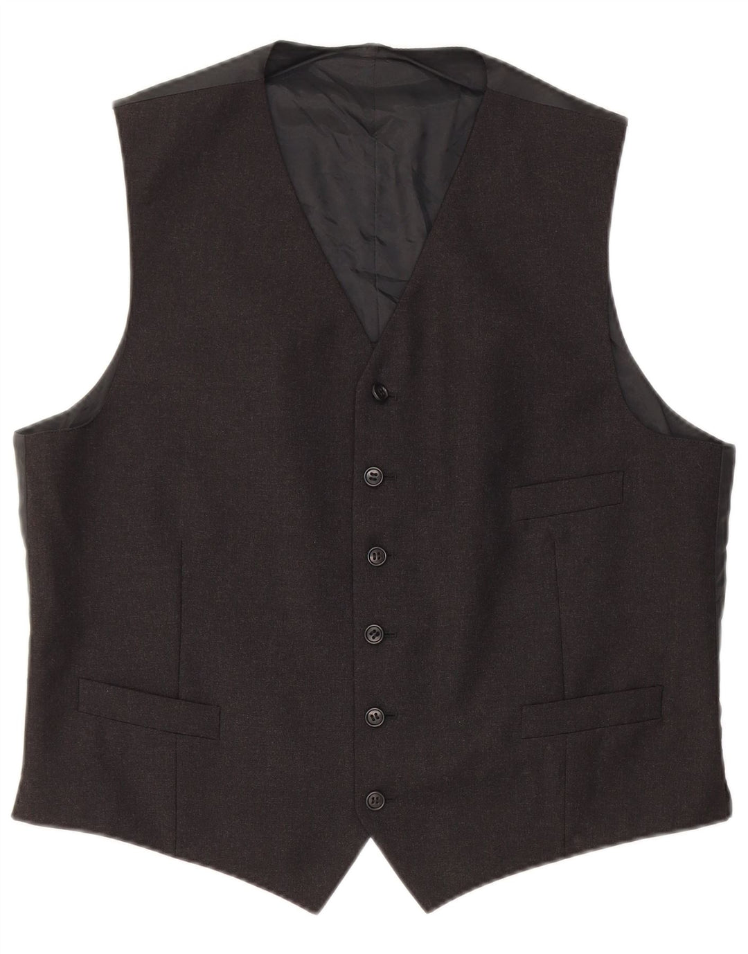 Colete masculino vintage médio preto