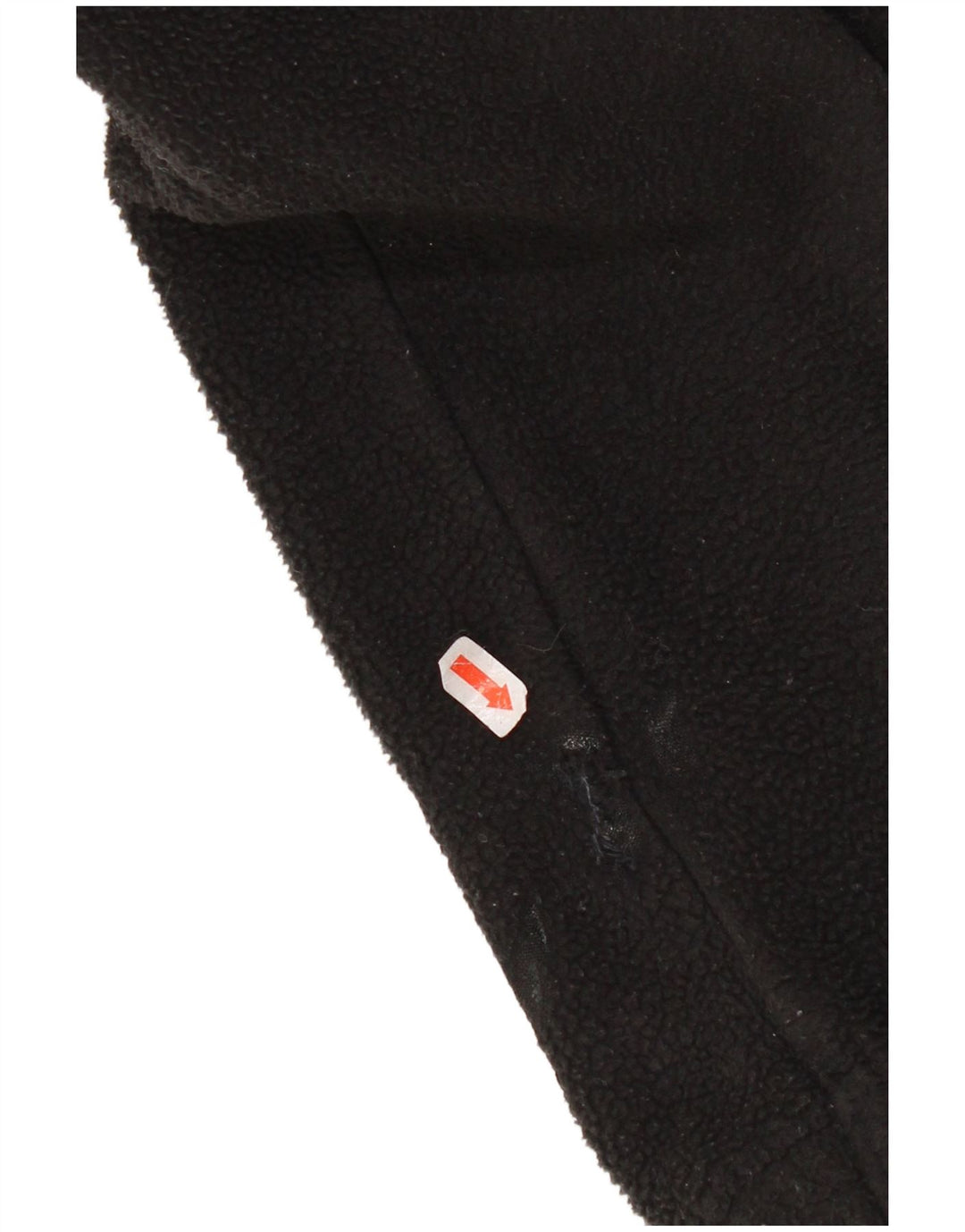 Suéter de lã superdimensionado com zíper e gola Adidas feminino Reino Unido 12 poliéster preto médio