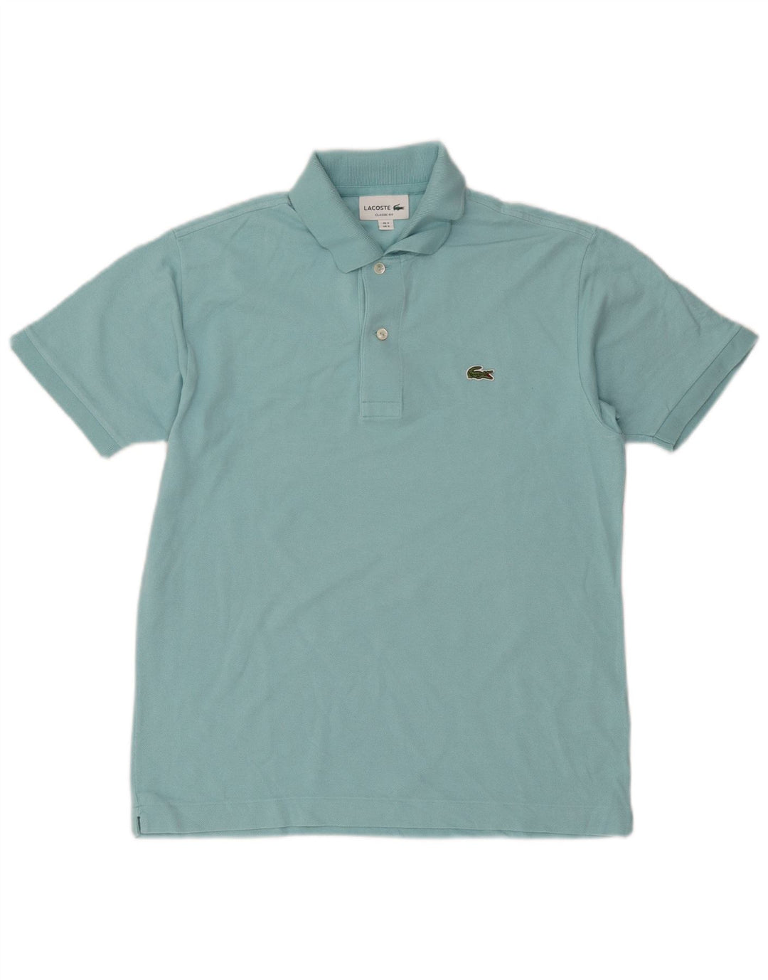 Camisa polo masculina Lacoste Classic Fit tamanho 3 pequeno algodão azul