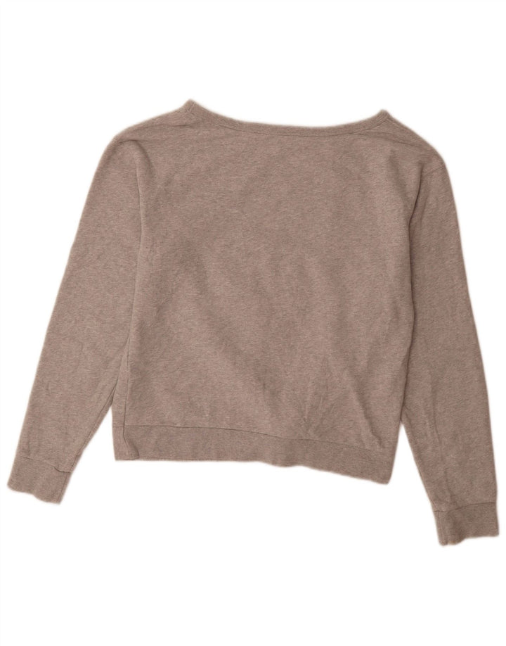 Suéter oversized feminino All Saints Reino Unido 10 algodão cinza pequeno