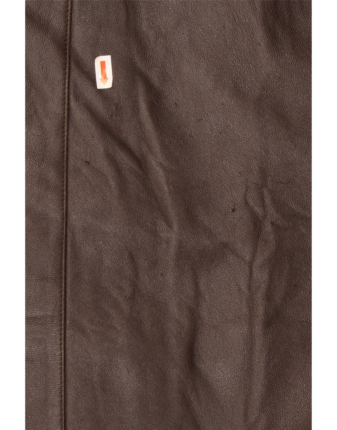 Belfe & Belfe Jaqueta de couro masculina Reino Unido 38 Couro marrom médio