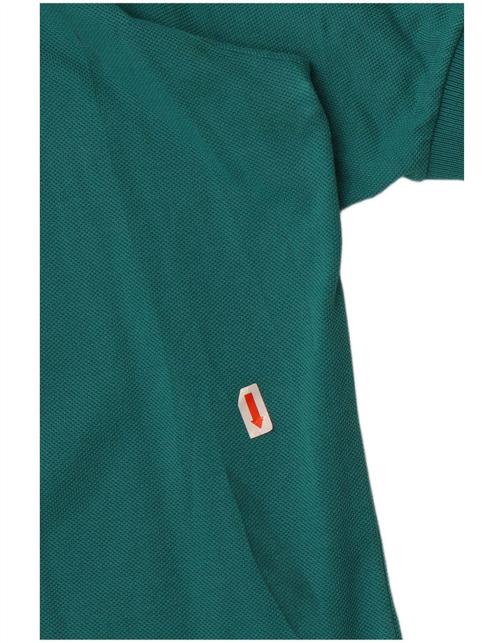 Camisa polo masculina Lacoste tamanho 5 grande algodão verde