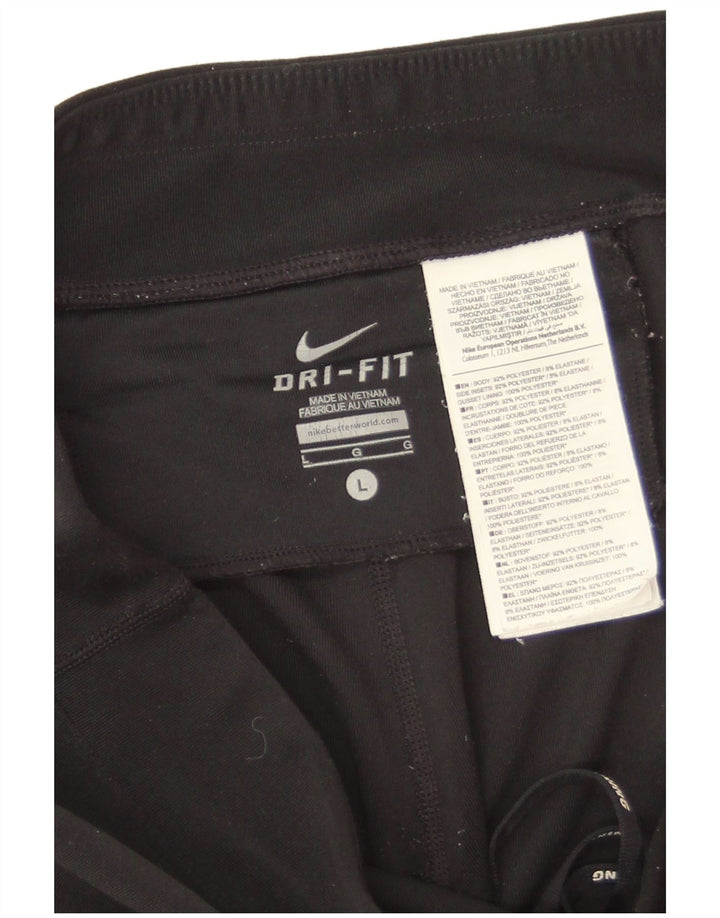 Leggings Nike Dri Fit Feminina UK 16 Grande Poliéster Preto