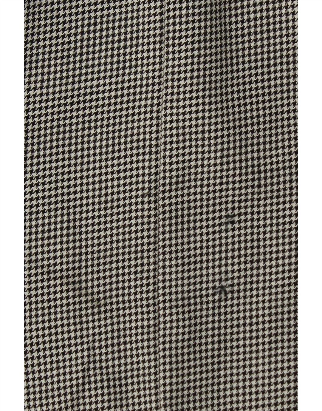 Jaqueta blazer masculina VINTAGE com 2 botões UK 42 XL preta Houndstooth nova lã