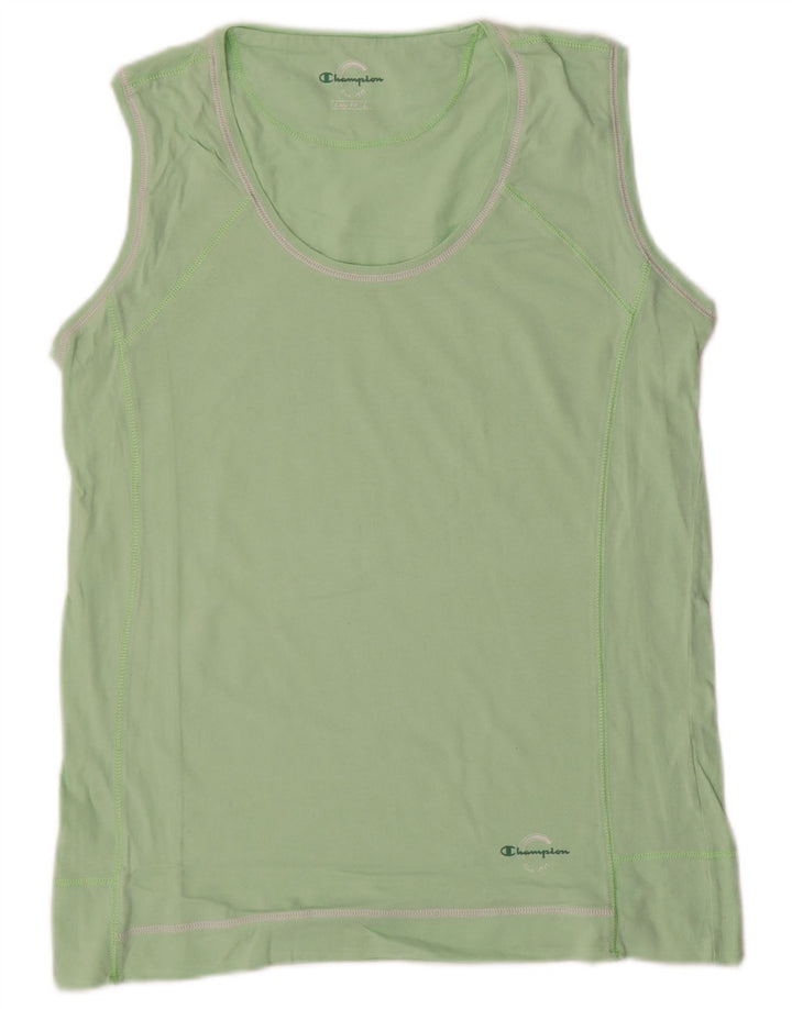 CHAMPION Womens Easy Fit Vest Top UK 14 Grande Verde