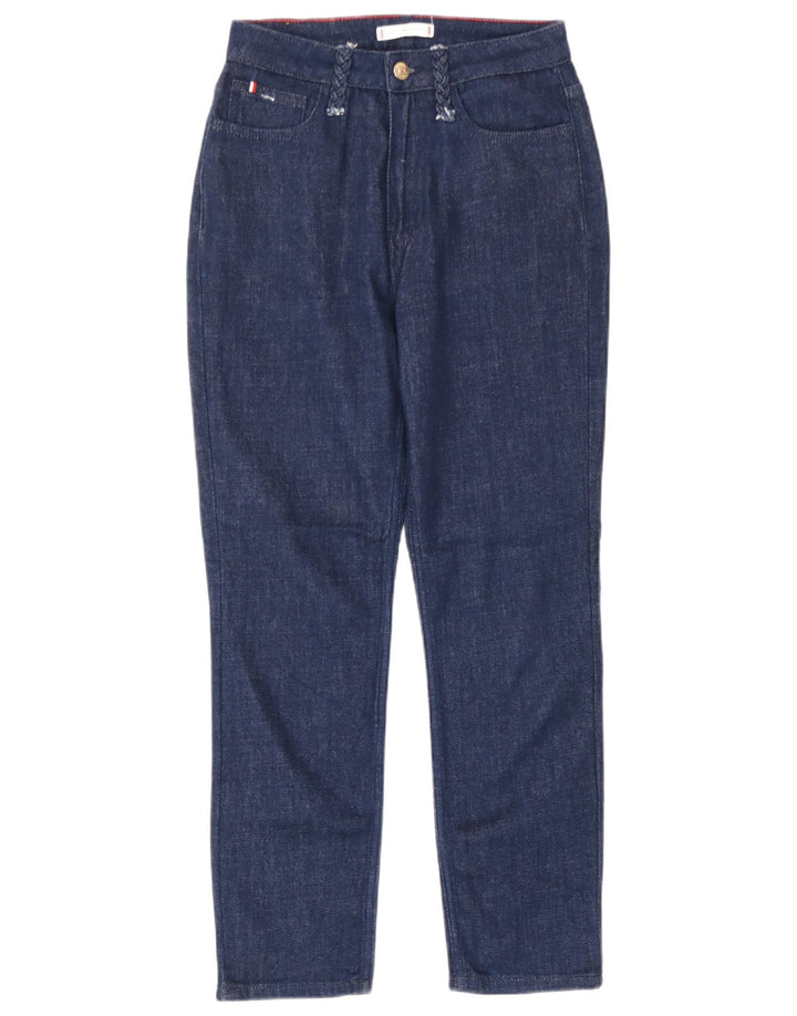 Jeans feminino Tommy Hilfiger Cigarette Slim W27 L28 azul marinho