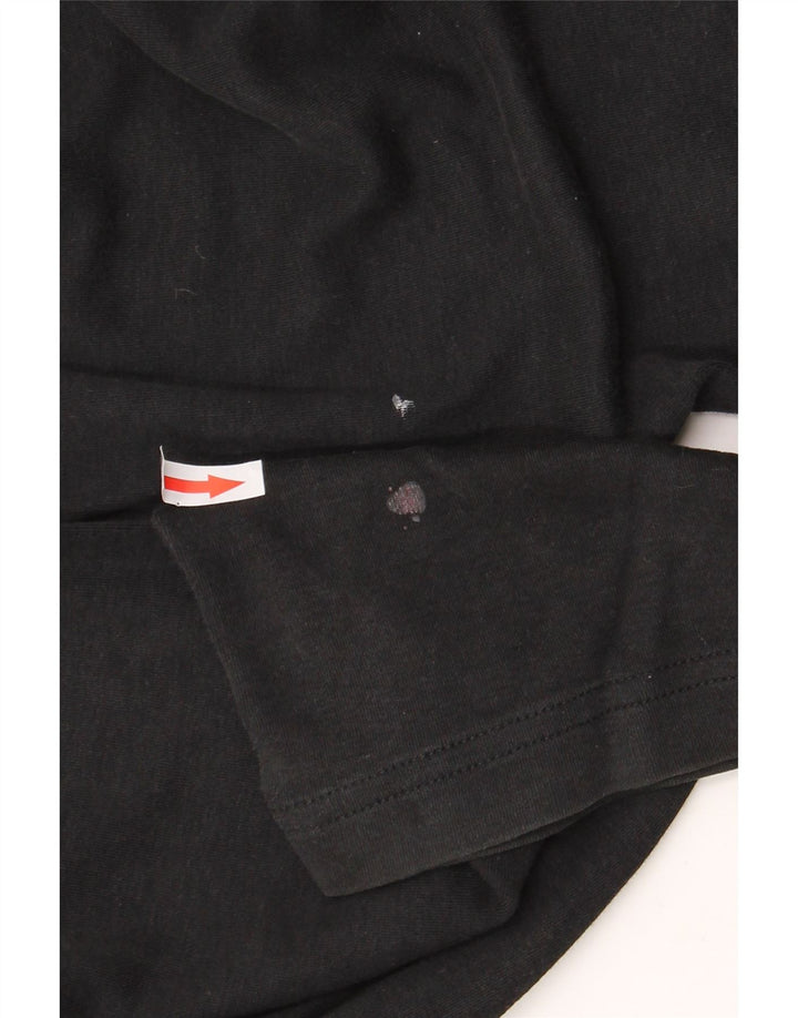 HUGO BOSS Top masculino manga comprida XL algodão preto