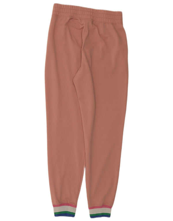 Calça de treino feminina Nike Joggers UK 10 pequena rosa poliéster